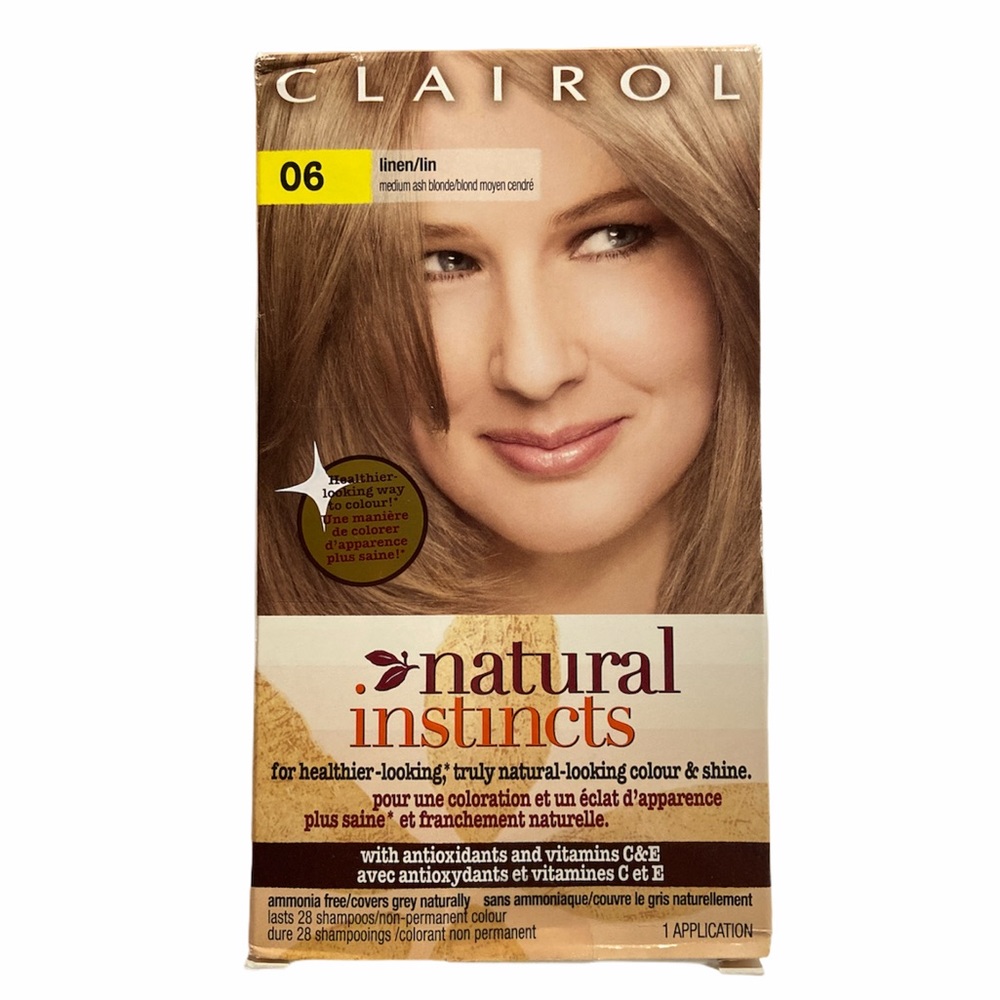 Clairol Natural Instinct Hair Colour Kit 06 Linen